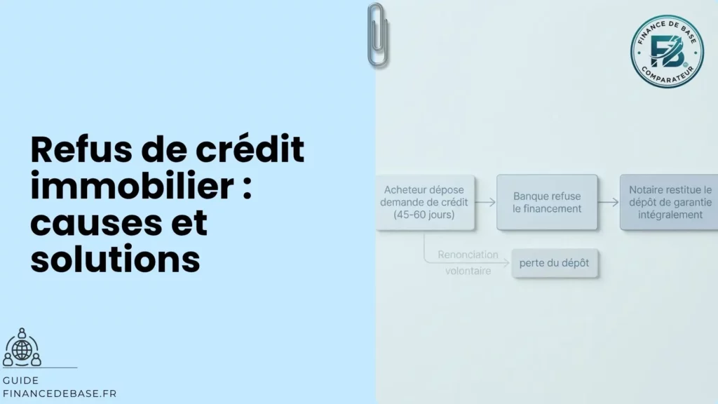 Refus de crédit immobilier : causes et solutions