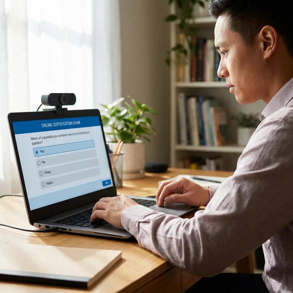 Examen AMF en ligne : format QCM, durée et score requis